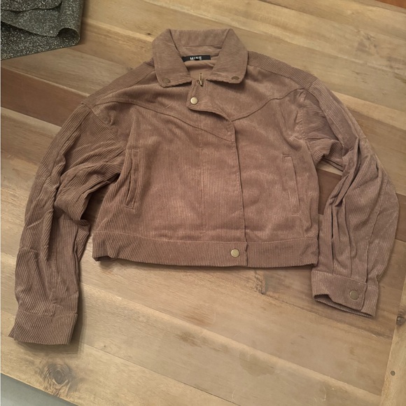 Mine Tan Corduroy Utility Jacket New Without Tags - Picture 3 of 8